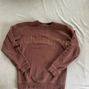 lululemon athletica Maroon Crewneck Sweater